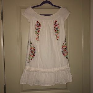 Anthropologie embroidered summer dress